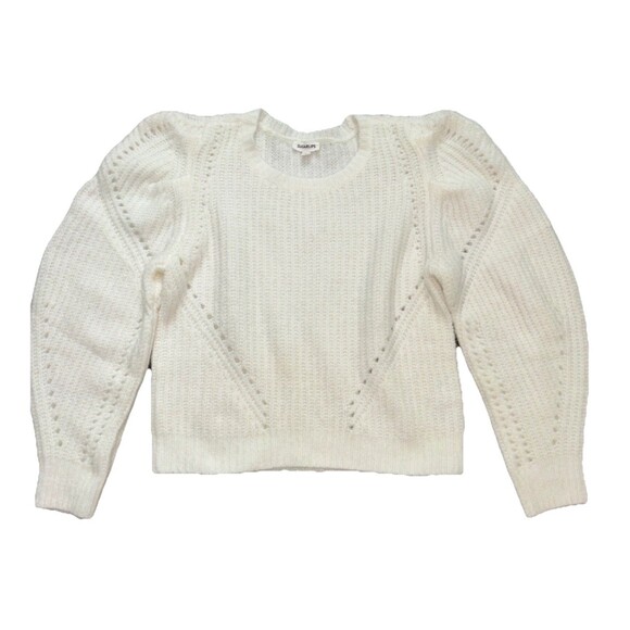 Sugarlips Womens Sz M Chunky Knit Puff Sleeve Sweater EUC - Picture 1 of 16